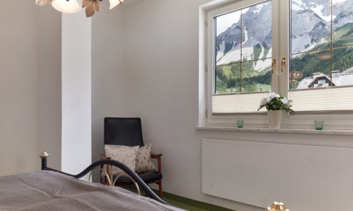 Ausblick aus dem Schlafzimmer