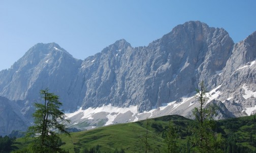 Bergpanorama Dachstein